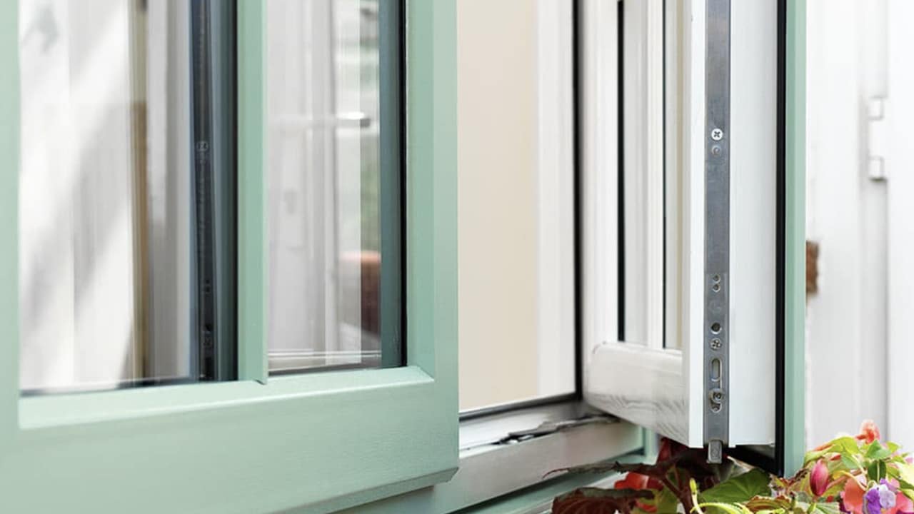 You can add colour as a modern twist to your double glazing windows. 