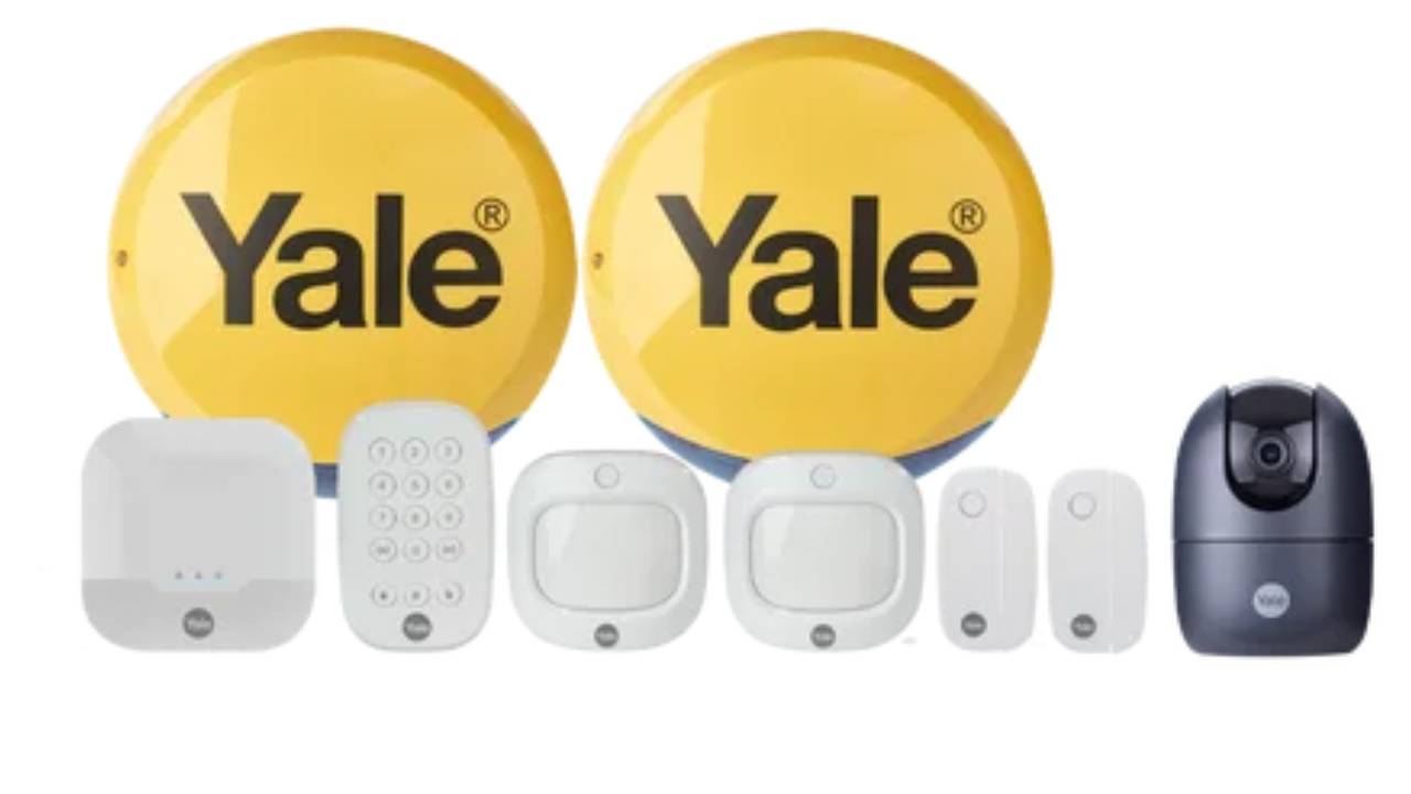 Yale home security package components