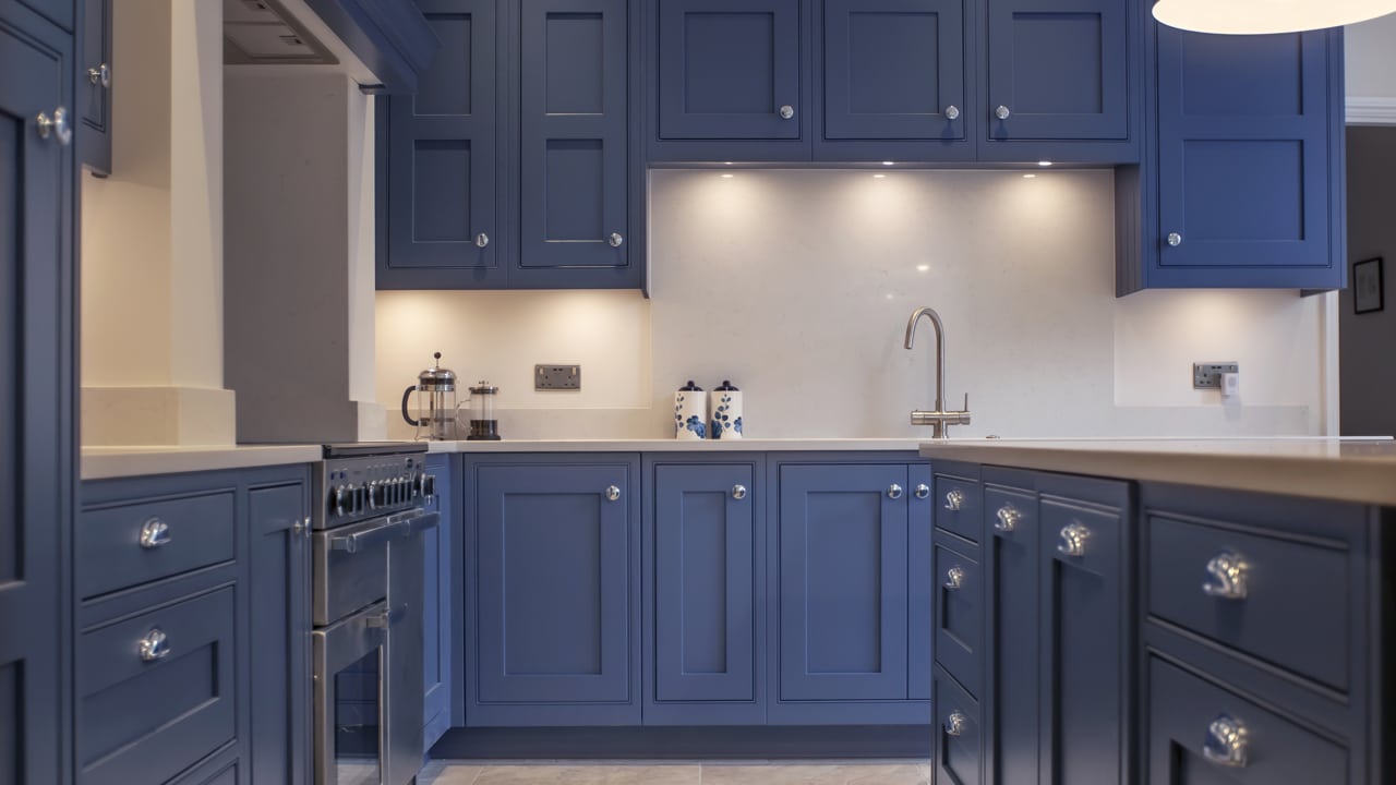 A well designed fitted kitchen should have plenty of surfaces and storage space. (Credit: Coopers Design & Build Ltd)